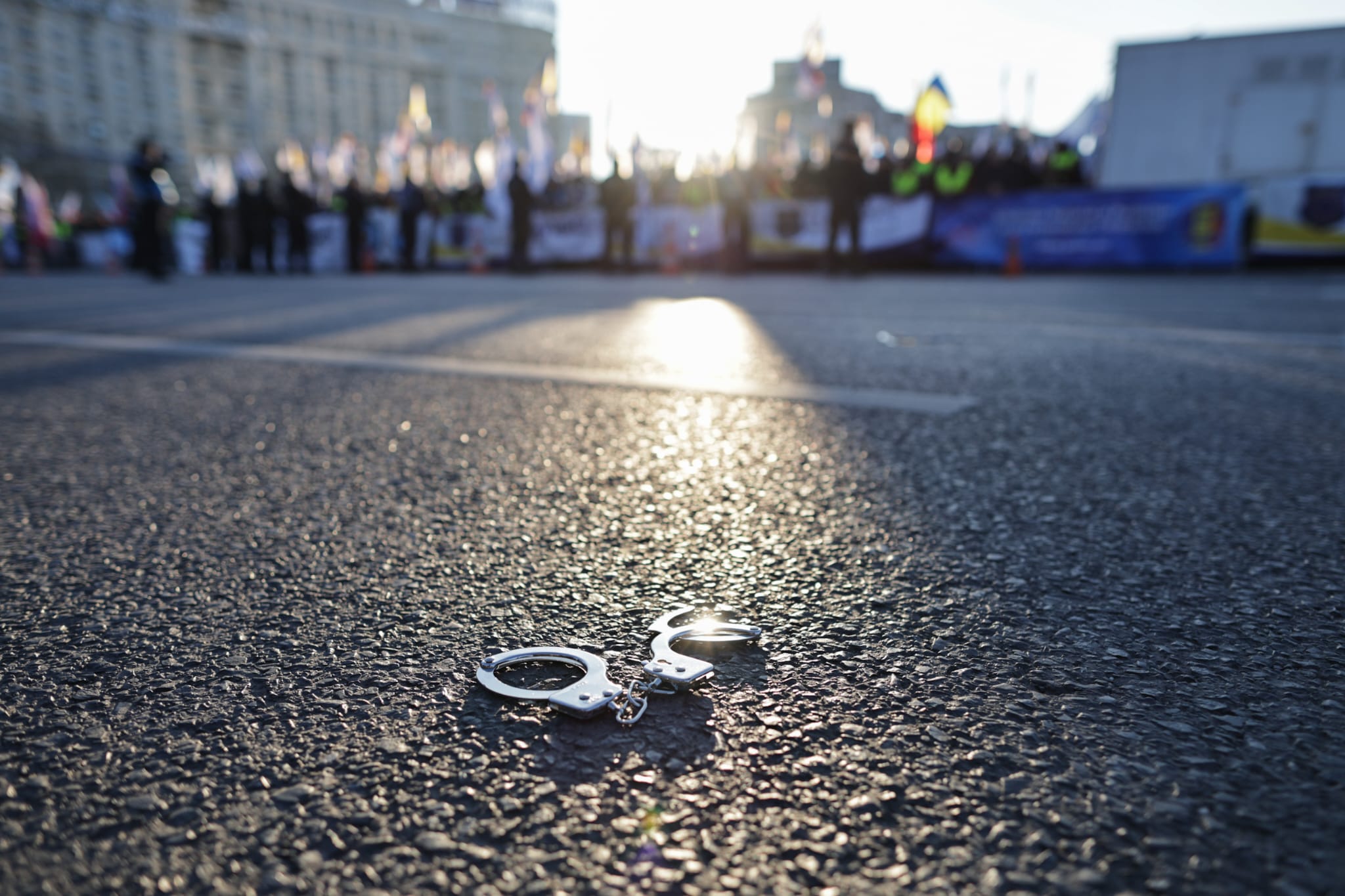 Protest masiv al sindicatelor din Apărare și Ordine Publică în București
