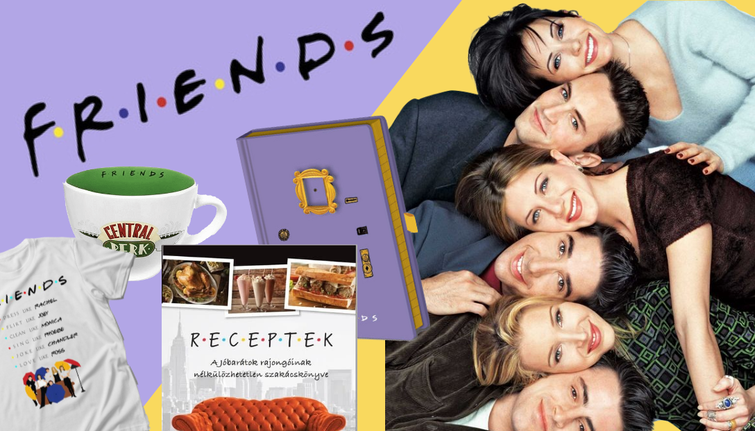 Ajándéktárgyak Jóbarátok rajongóknak: ezzel lepd meg és imádni fog