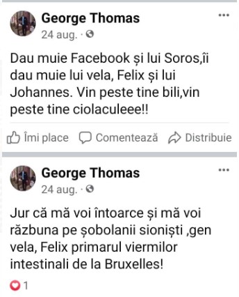 Antisemitism feroce, rămas nesancționat. Autoritățile române n-au reușit să-l identifice pe autorul unor postări prin care evreii sunt numiți „cancerul lumii”
