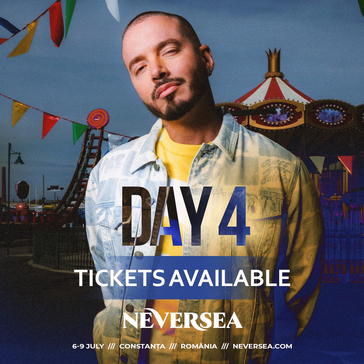 În ce zi va cânta J Balvin la Neversea 2023. Biletele pentru festivalul de muzică din Constanța s-au pus în vânzare