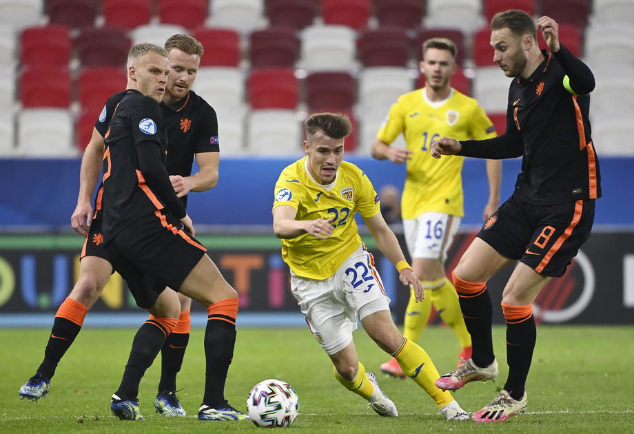 VIDEO | Naționala de tineret a României, egal cu Olanda, în primul meci de la EURO Under 21