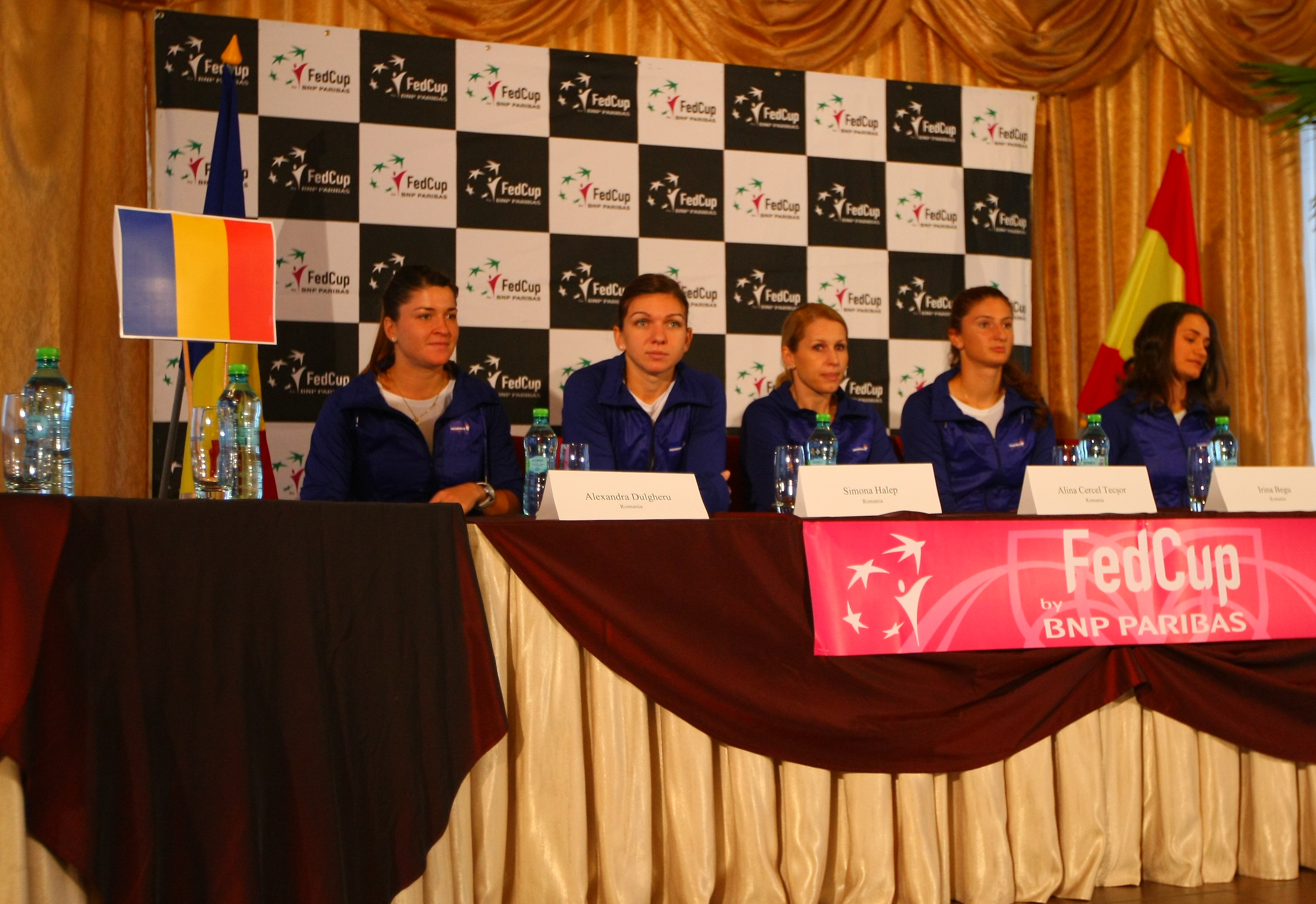 Simona Halep resimte presiunea prezenței președintelui României / GALERIE FOTO