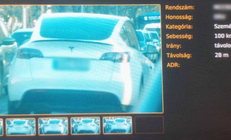 Fehér teslás vitte kőbányán a gyorshajtók Oscar-ját, hatszámjegyű bírság vár rá