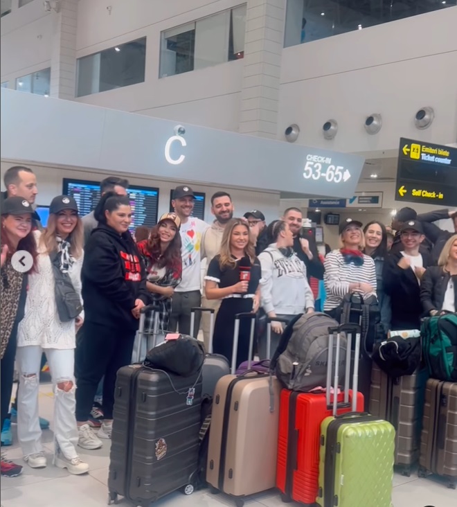 Concurenții au plecat la „Asia Express 2024”. Cum au fost surprinși pe aeroport și cât de greu i-a fost lui Nicolai Tand să se despartă de familie