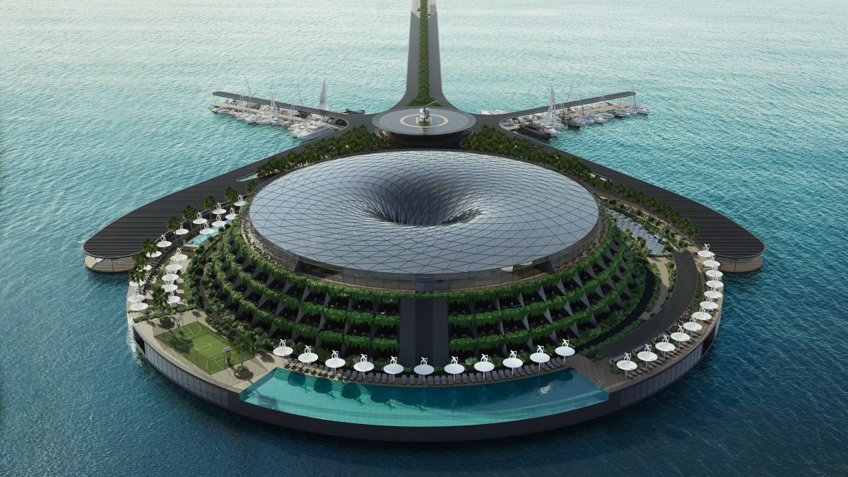 Un hotel plutitor, care se învârte în mare, va fi construit în Qatar. Clădirea va funcționa și ca un uriaș generator