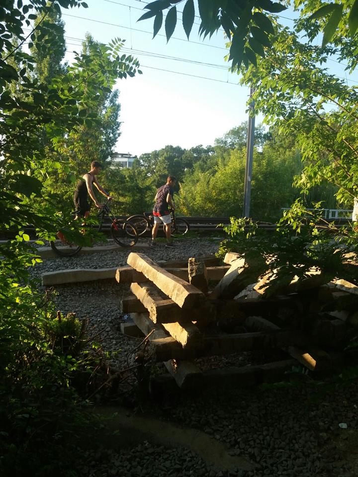 CFR atrage atenția că accesul pietonal pe podul de cale ferată din Parcul Herăstrău este interzis