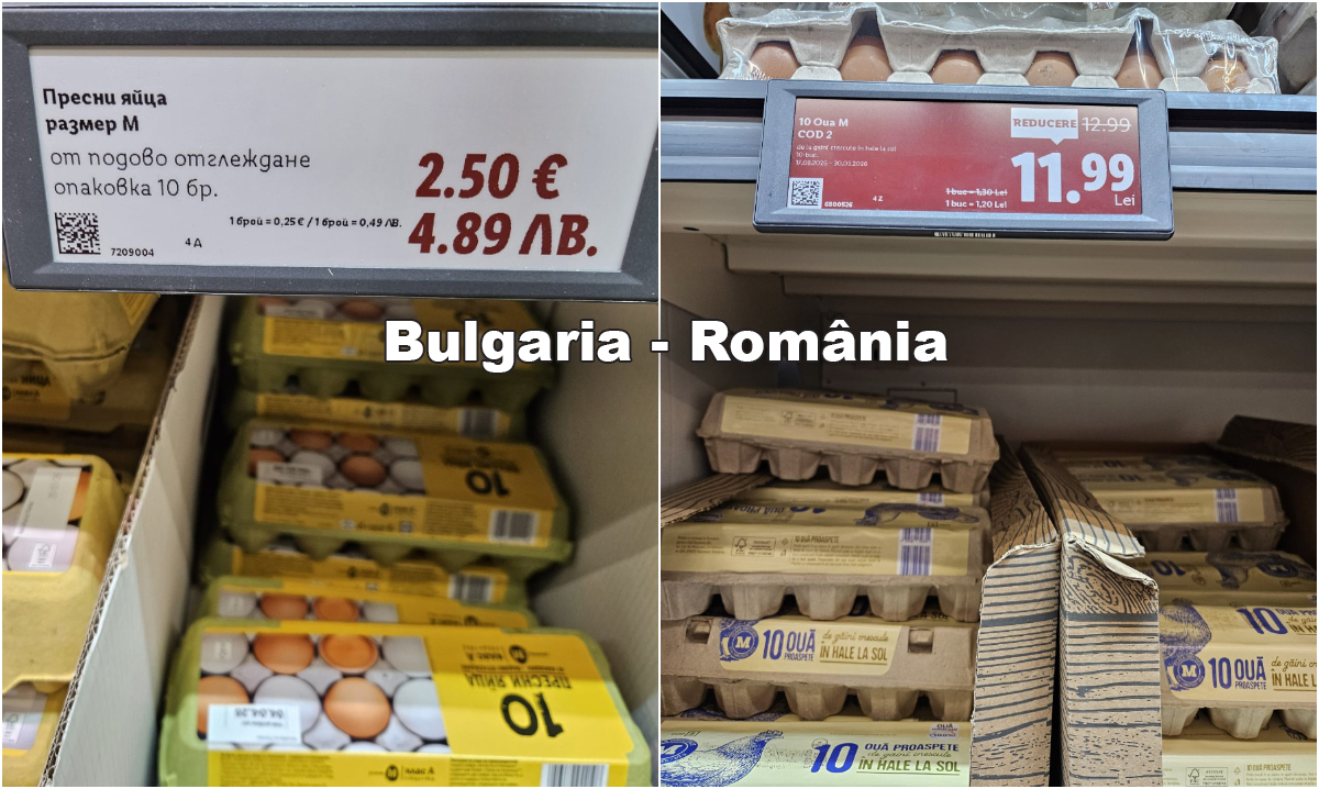 Experiment Libertatea. Preţurile la alimente în Bulgaria faţă de România: şi castraveţii aduşi din Grecia sunt mai scumpi la vecini