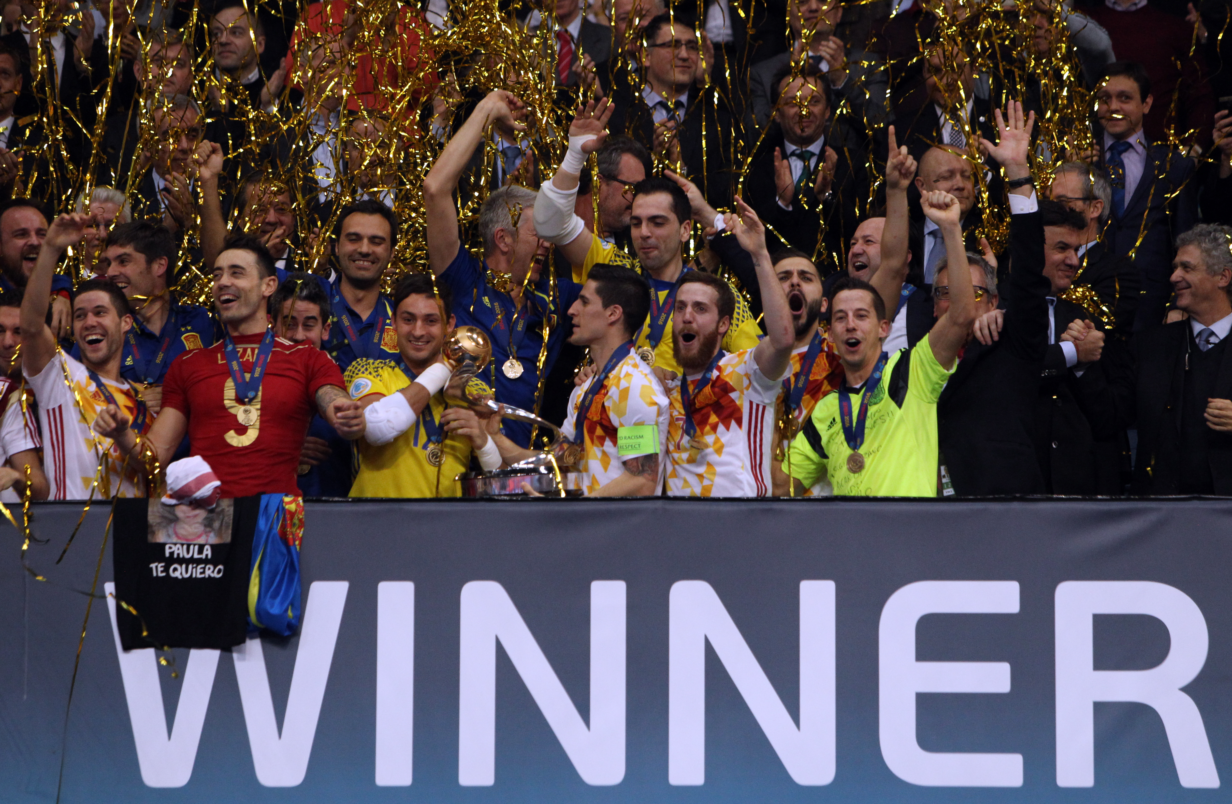 Naționala de fotbal în sală a Spaniei a câștigat al șaptelea titlu european / GALERIE FOTO&VIDEO