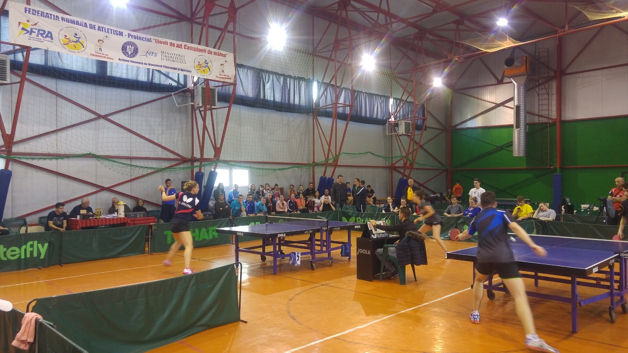 Juniori de perspectivă medaliați la Olimpiada Națională a Sportului Școlar la tenis de masă