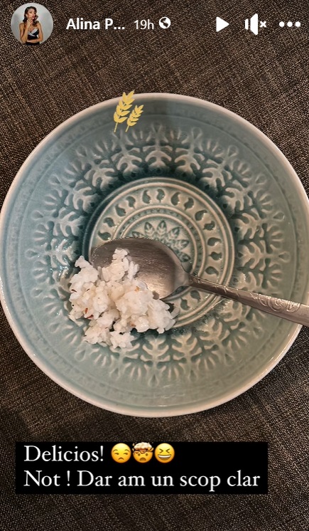 Ce dietă ține Alina Pușcaș, după ce s-a îngrășat 5 kilograme. Timp de 3 zile consumă un singur aliment: „Pot să mănânc oricât”