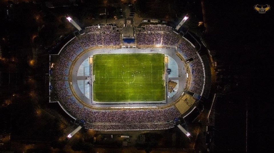 Filmarea aeriană din timpul Supercupei României dezvăluie slăbiciunile fundaşilor stelişti la golul lui Axente