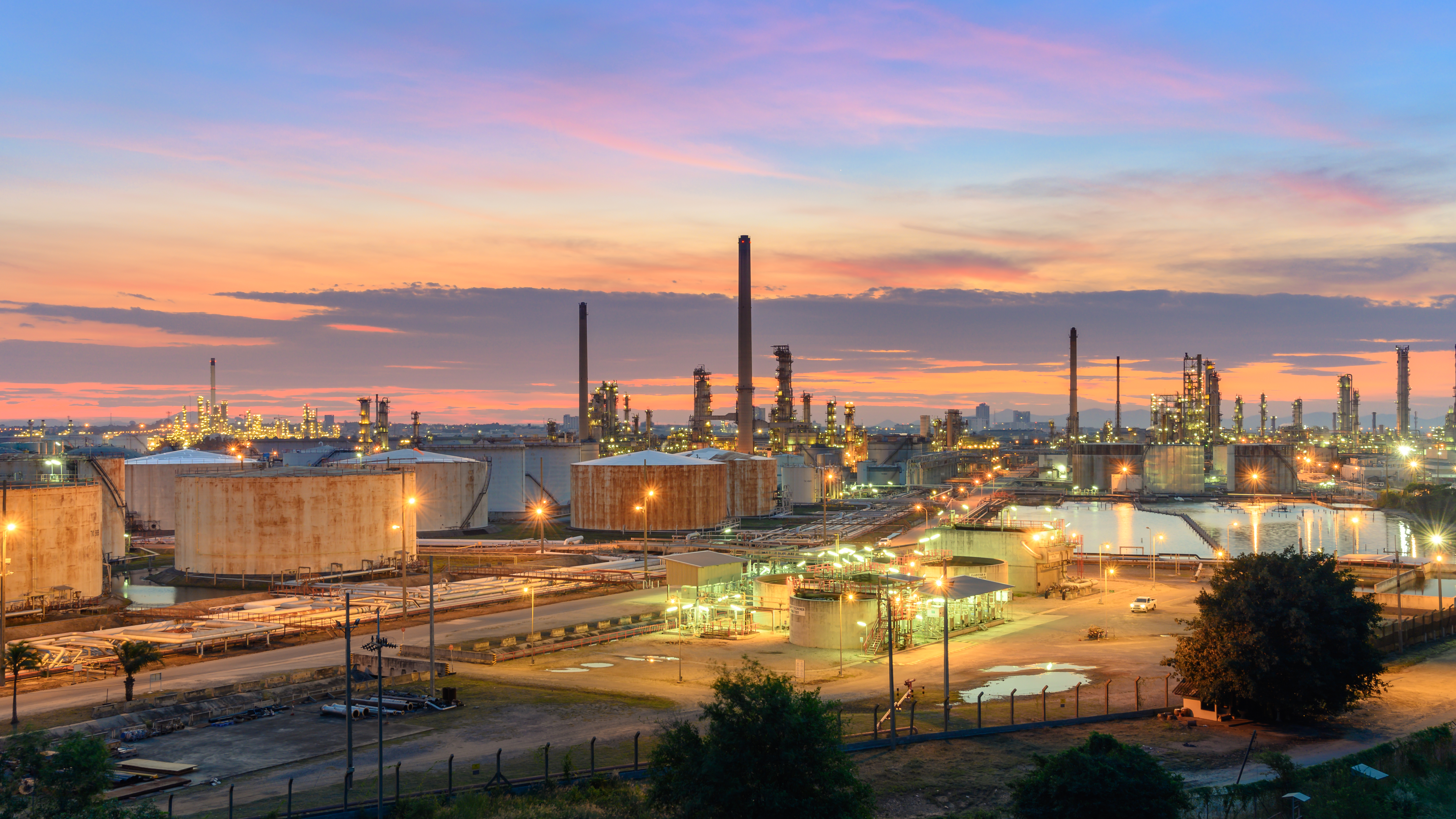 An aerial view of an offshore oil platform in Nigeria, as OPEC data confirms the country’s position as Africa’s largest crude oil producer with output at 1.45 million barrels per day. [Getty Images]