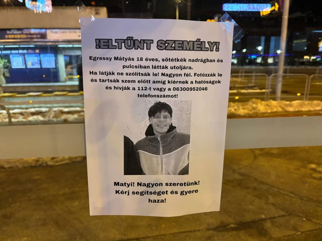 Egressy Mátyás eltűnése: vészjósló dolgot tudtunk meg a Lánchídnál készült kamerafelvételből - Egy személyes tárgyát is megtalálták