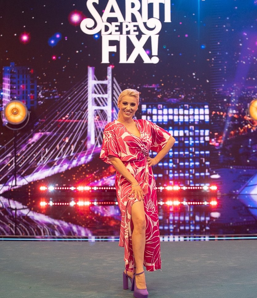 Anisia Gafton, plină de vânătăi. Prin ce a trecut actrița la filmările pentru emisiunea Săriți de pe fix. „Nici eu nu sunt normală la cap”