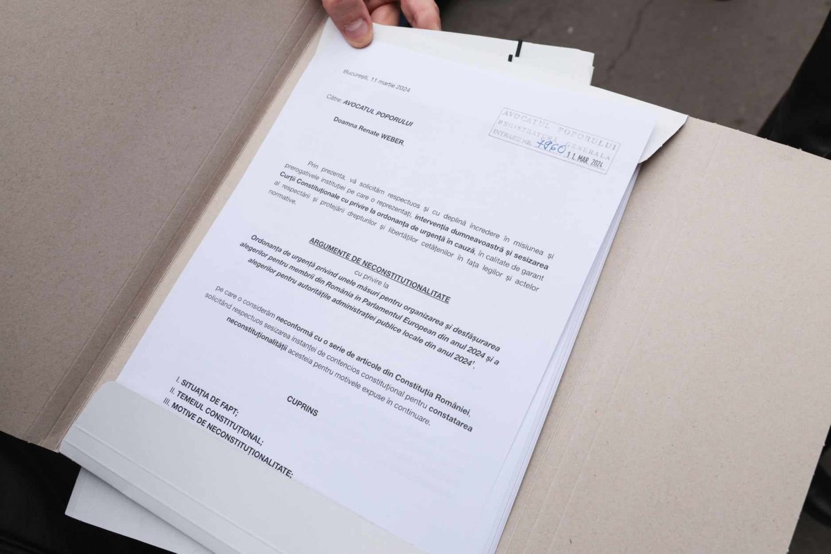 Dreapta Unită a cerut Avocatului Poporului să atace la CCR Ordonanța comasării alegerilor: „Ciolacu, Ciucă și Iohannis calcă în picioare democrația românească”