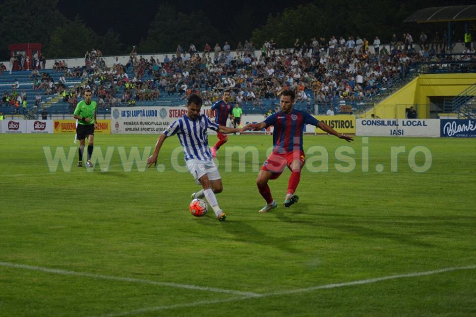 LIGA I. CSMS Iaşi - ASA Tîrgu-Mureş 0-1. Miriuţă l-a învins italieneşte pe Nicolo Napoli, sub privirile campionului mondial Franco Baresi