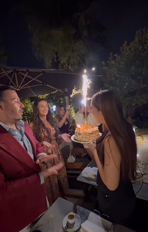 Denisa Nechifor și Adrian Cristea, împreună la ziua de naștere a fiicei lor. Cum a apărut Rania alături de părinții ei celebri