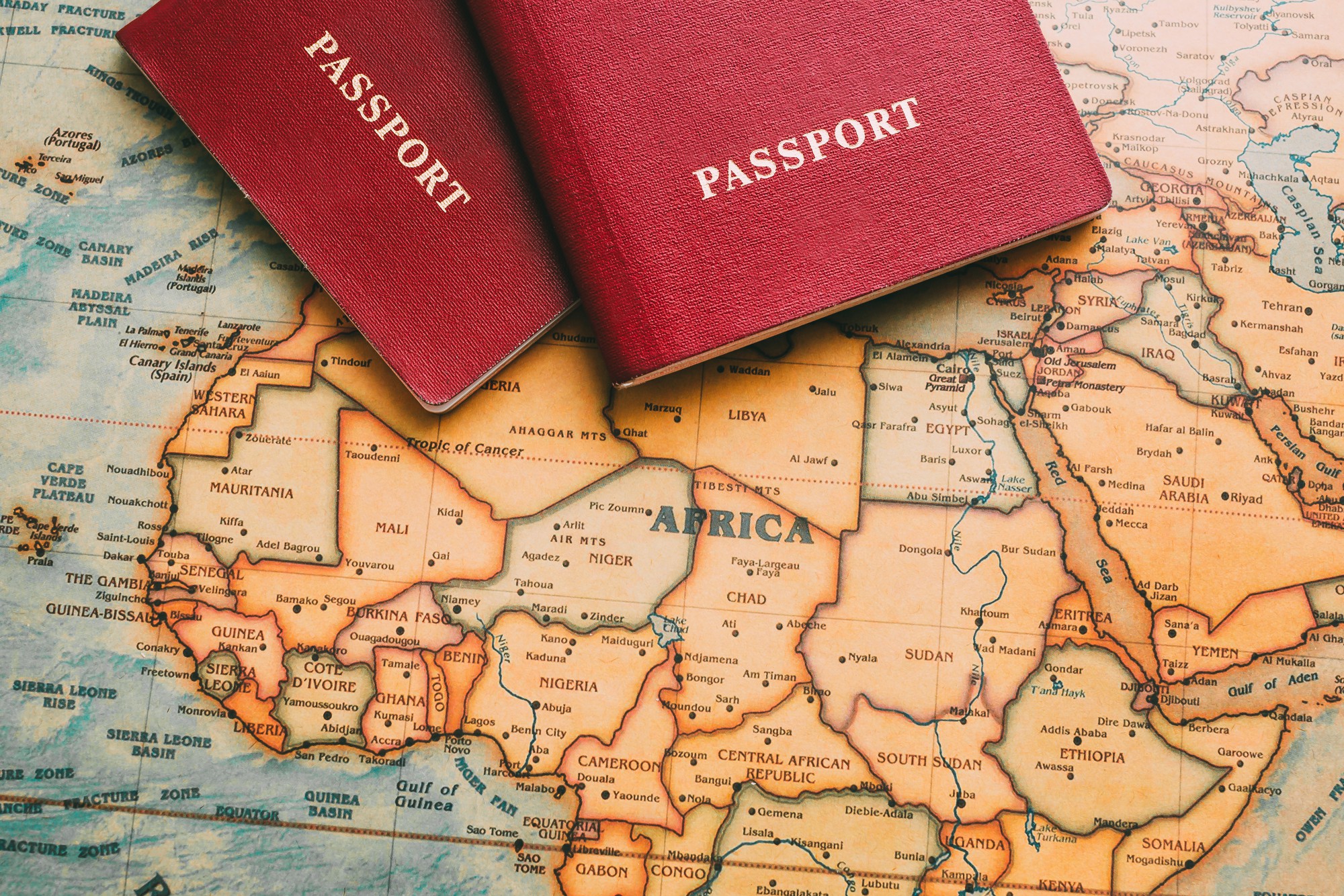 10 least open African countries for visa-free entry by mid-2025