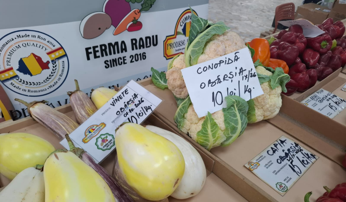 Cât costă gogonele, gogoșarii și castraveții în Piața Dorobanți