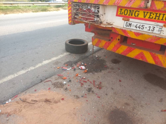 Police officer dies after colliding with stationary truck while chasing traffic offender