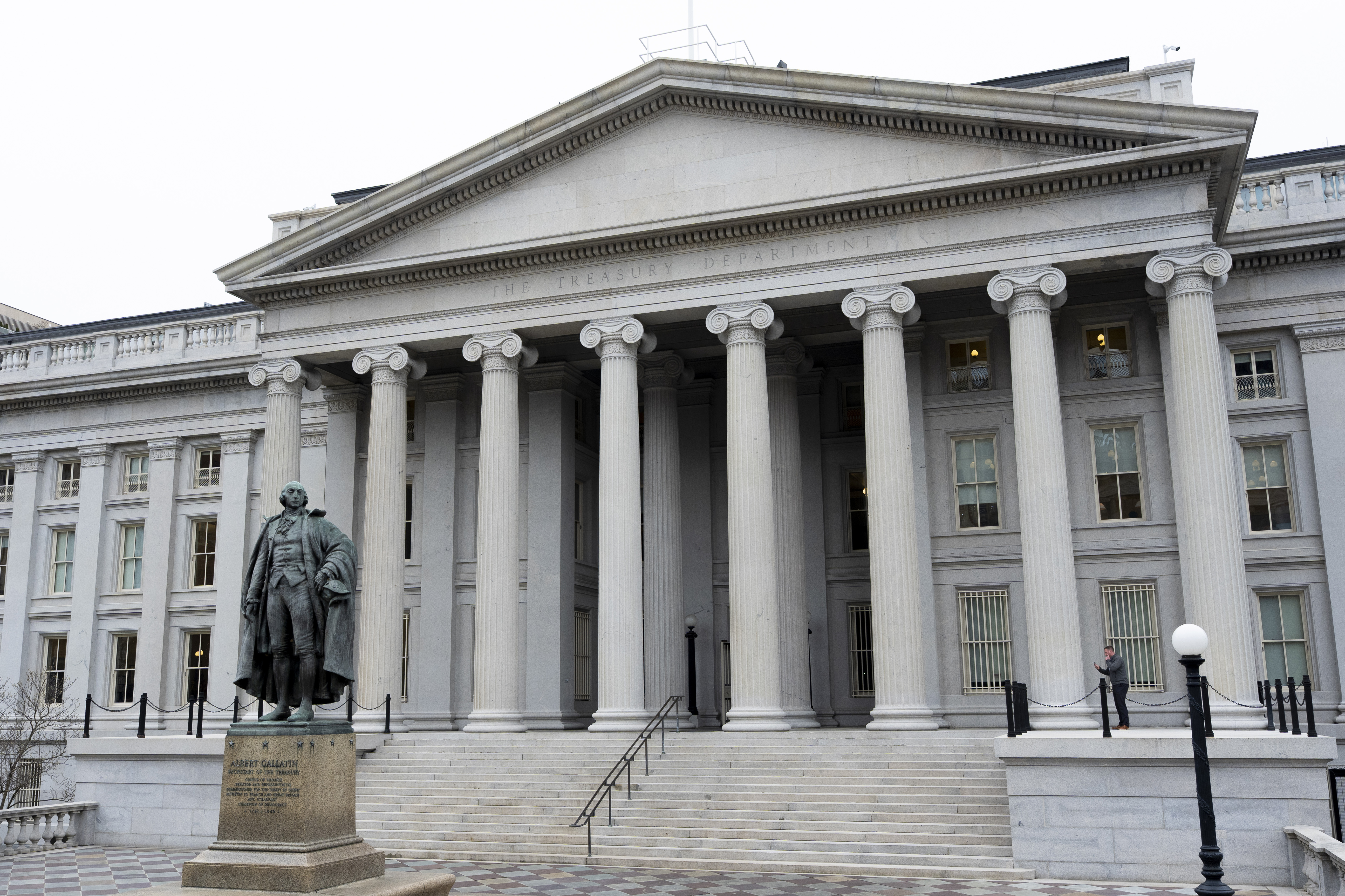 The Treasury Department's top legal officer has resigned, the agency confirmed. 