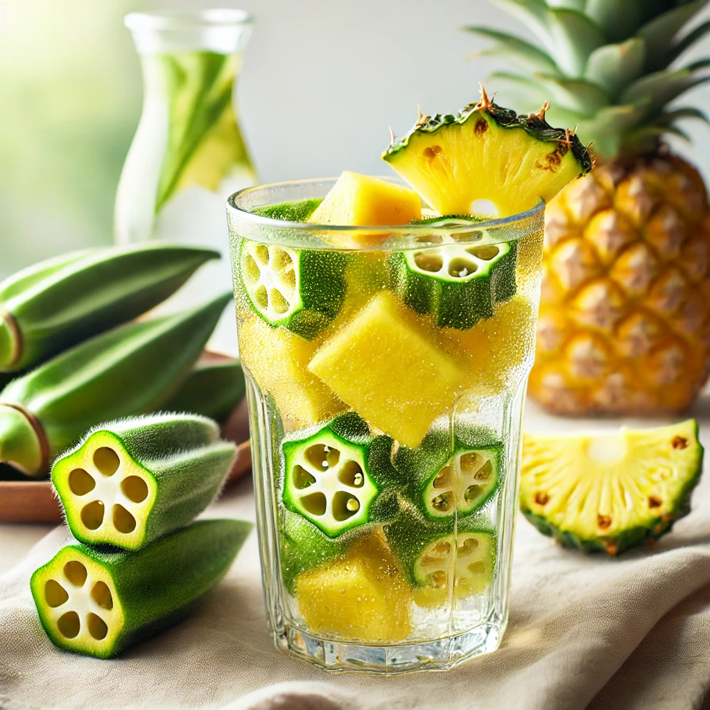 pineapple-and-okra-water