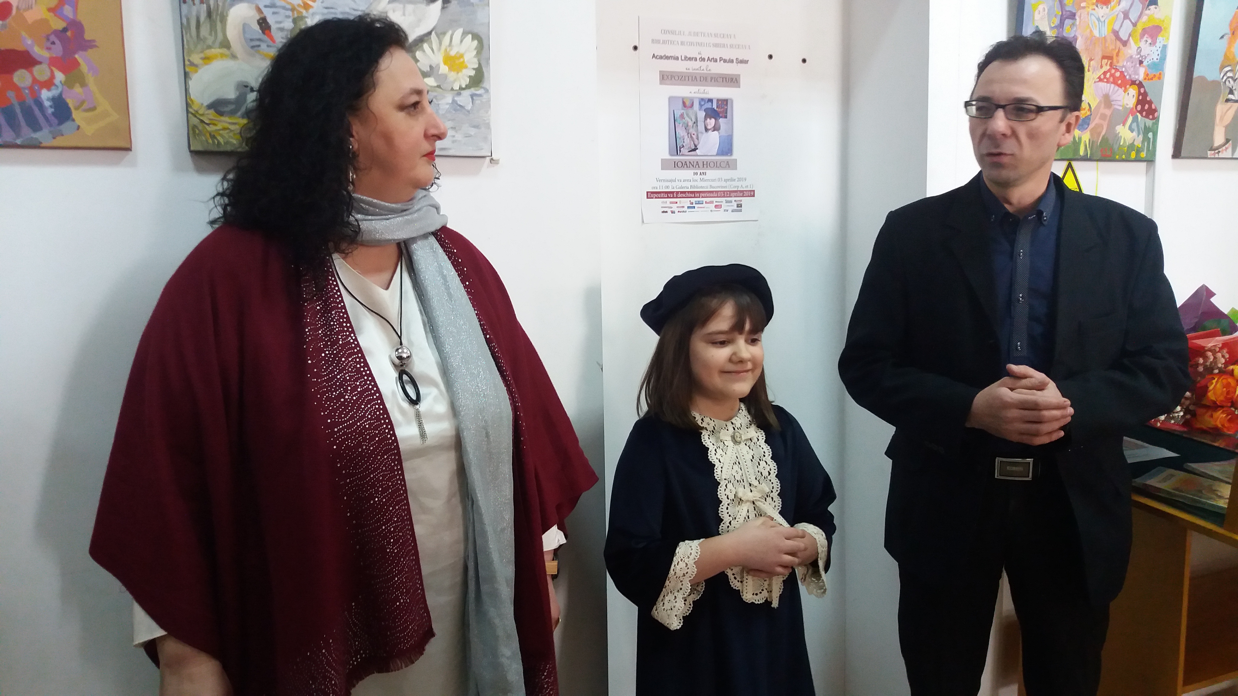 La doar 10 ani, o elevă de clasa a patra a prezentat prima ei expoziție de tablouri. „Nu obosesc niciodată, pentru că pictura este parte din mine”
