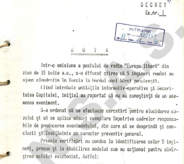 Evadare din România comunistă: cazul celor cinci ingineri care au navigat cu o barcă pescărească din Tulcea până în Turcia