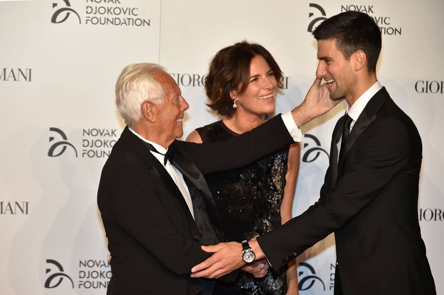 Tenis. Novak Djokovici a fost îmbrăcat la patru ace de Giorgio Armani! Nole și Serena vor face echipă pe teren / GALERIE FOTO