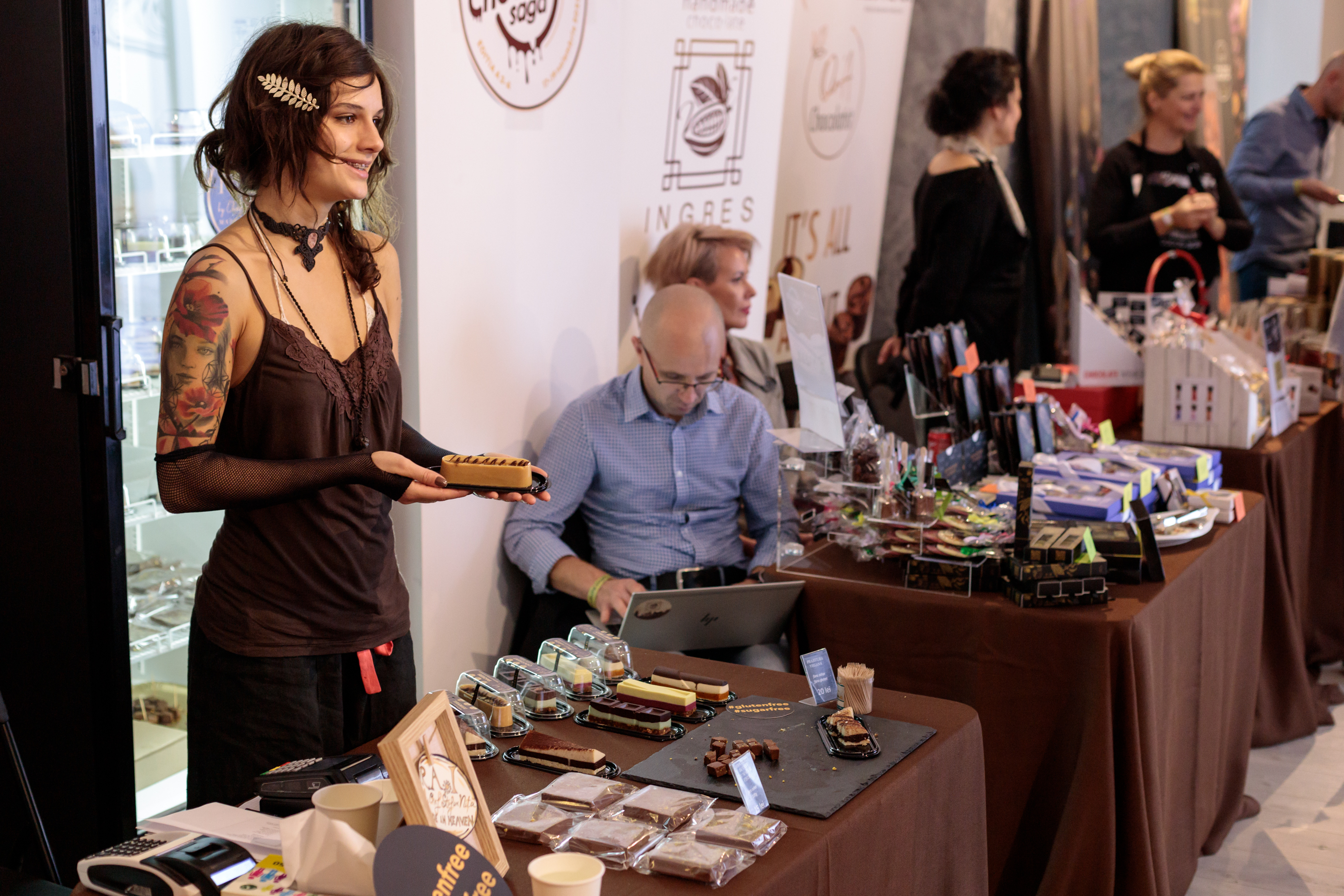 FOTOREPORTAJ. Incursiune printre sute de delicatese. Cum e la Chocolate Saga, ediția de Crăciun a celui mai mare festival de ciocolată din România
