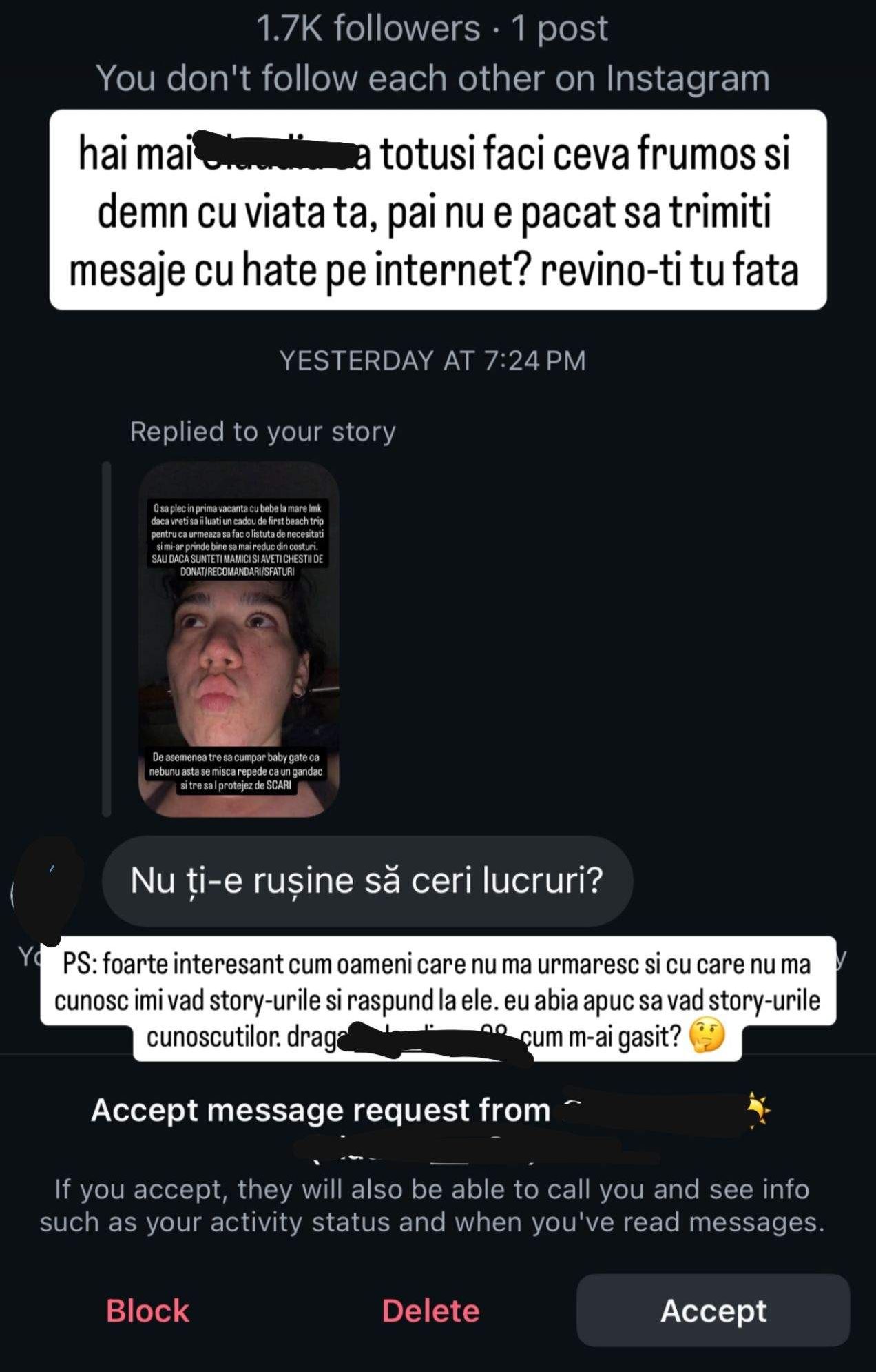 Cabiria, fiica Maiei Morgenstern, acuzată că cerșește pe internet: „Nu cer bani. Cer lucruri”. Cum au reacționat fanii