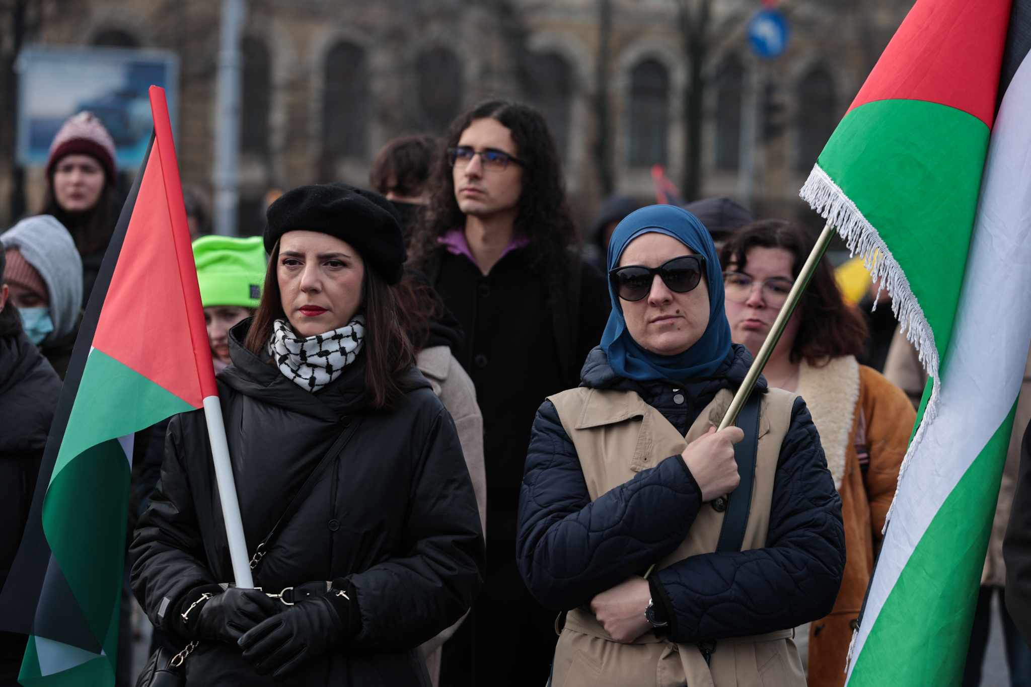 Un nou miting pro-Palestina în București. Circa 100 de persoane cer oprirea ostilităților din Gaza