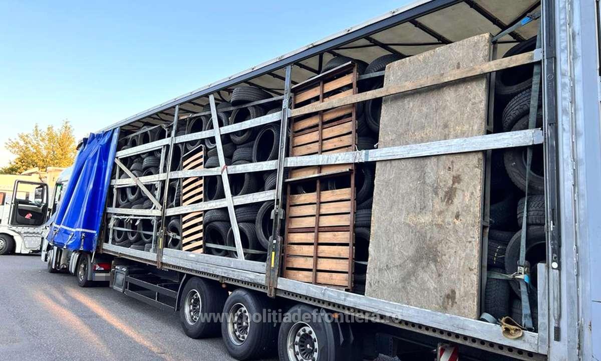 330 de tone de transporturi cu deșeuri au fost descoperite la granița României, în ultima săptămână