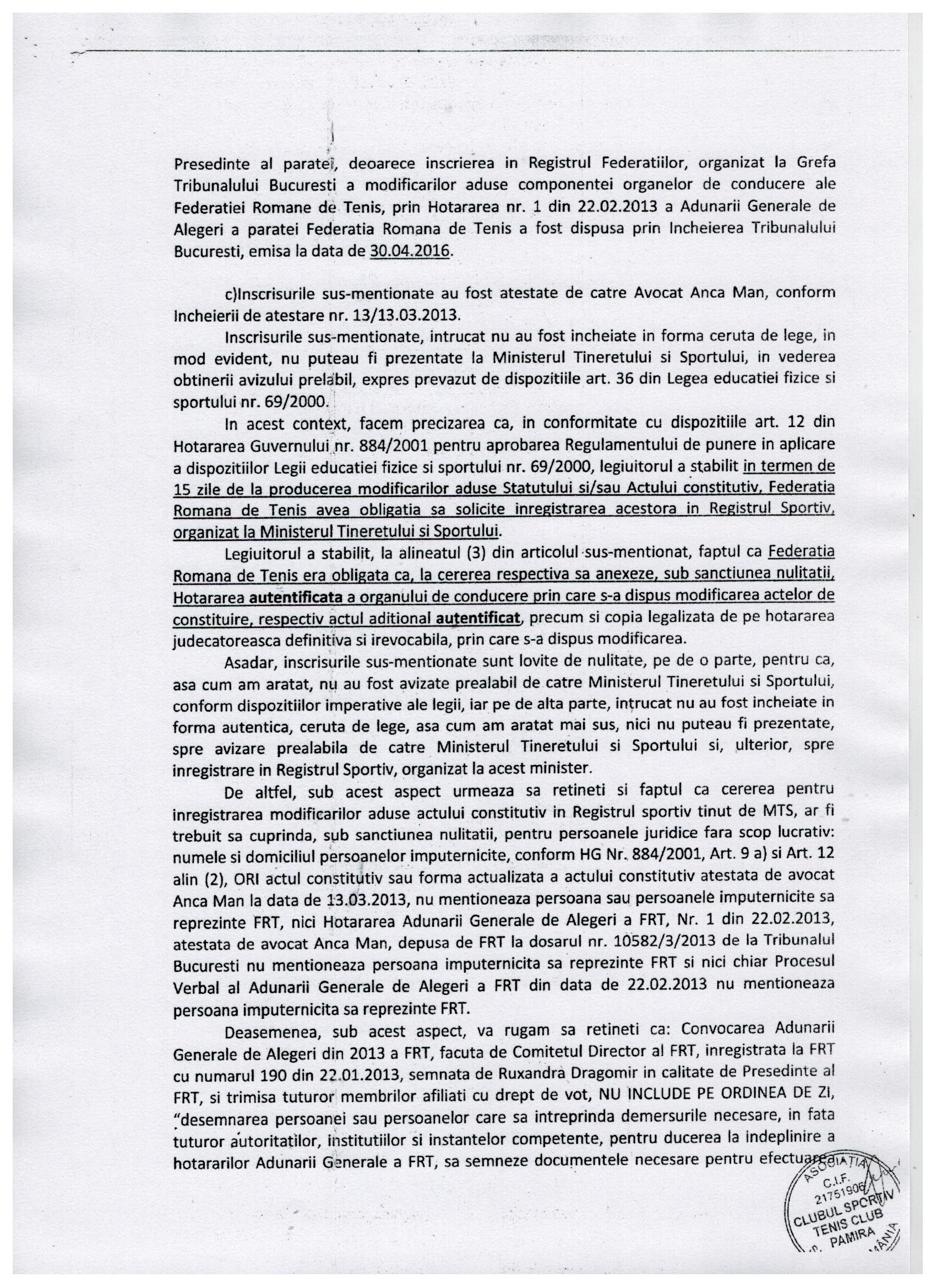 De ce se amână alegerile de la FR Tenis. Federația, târâtă în procese pentru nereguli mari. Disciplina care dă cea mai bună sportivă a României ar putea fi zguduită din temelii / DOCUMENTE