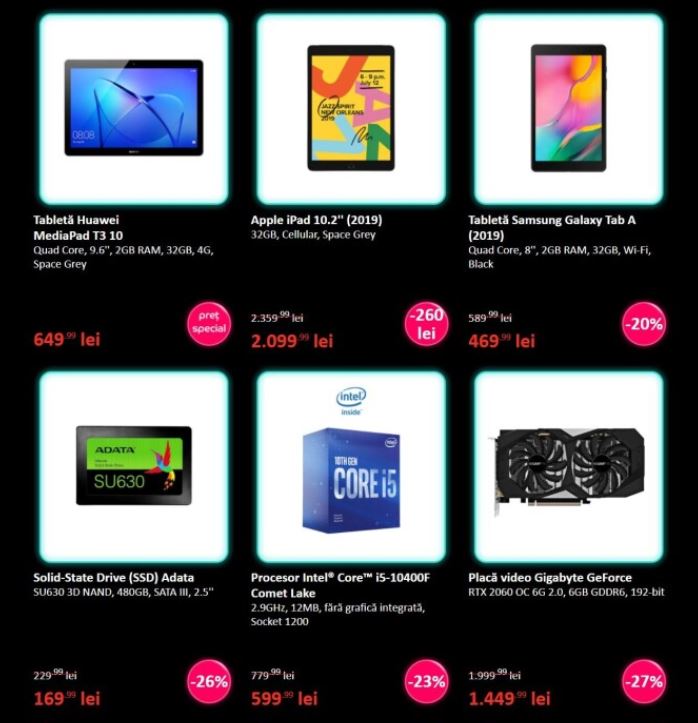 Reduceri eMAG de Black Friday 2020 au început. Vezi care sunt cele mai bune oferte din catalogul eMAG