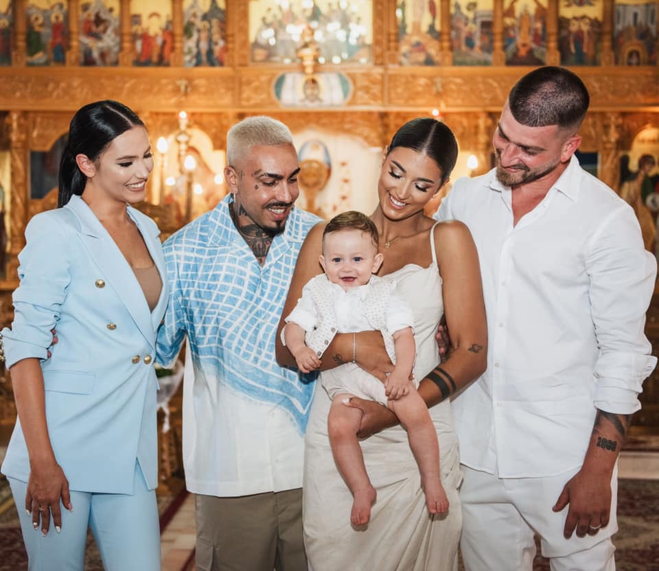 Antonia și Alex Velea i-au botezat copilul unui actor cunoscut: „Prietenie care ne leagă de foarte mulți ani”
