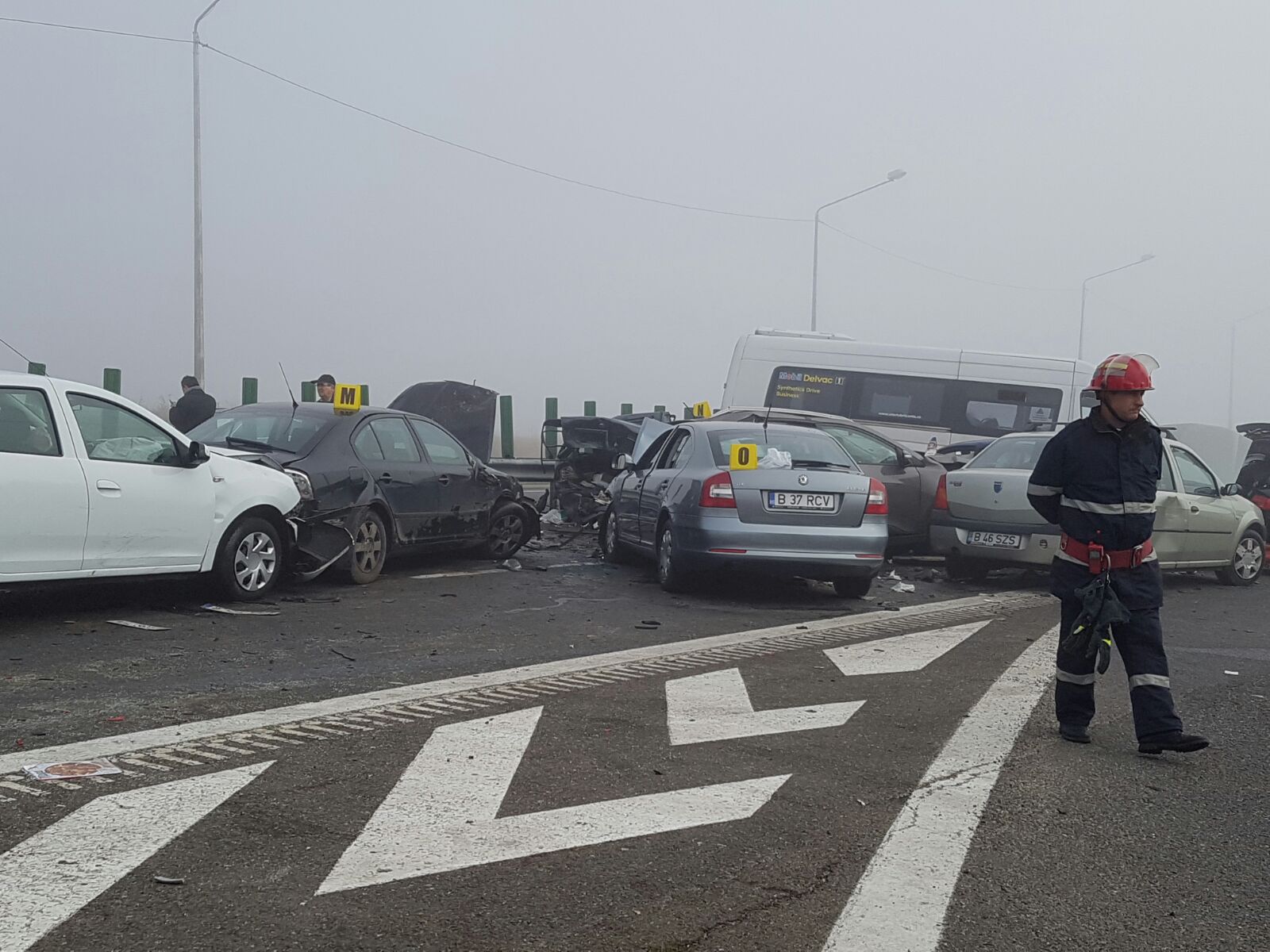 Accidentul de pe Autostrada Soarelui. O parte din șoferii implicați în carambol au rămas fără permis