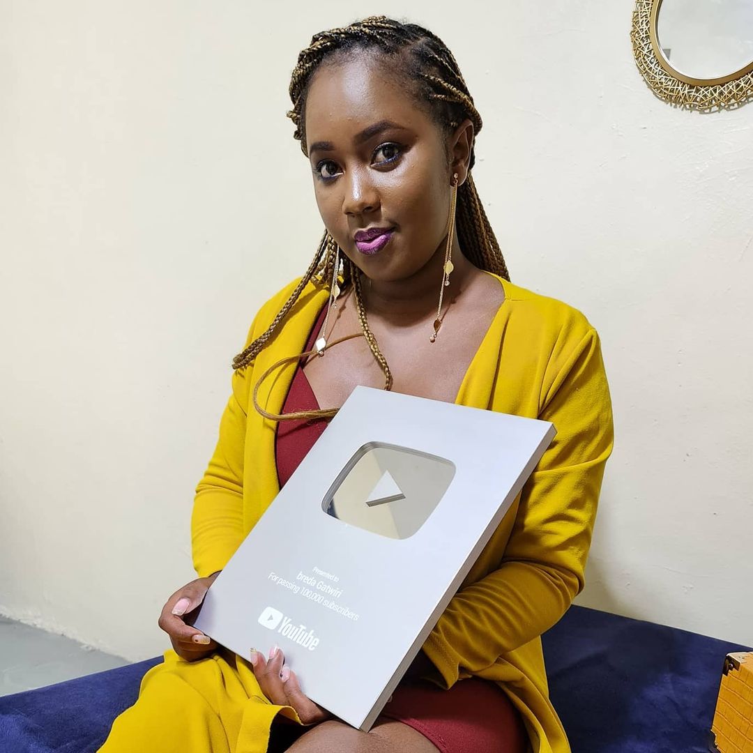 YouTuber Tabitha Gatwiri wins the Prestigious YouTube Award Silver Plaque 