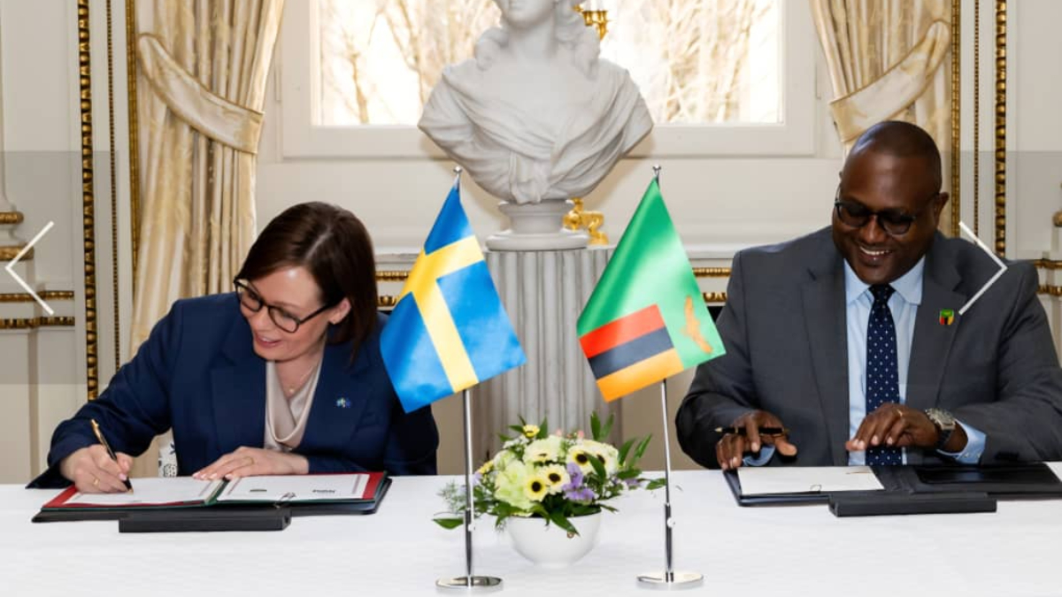 Zambia and Sweden institutionalise strategic dialogue to boost trade, climate action, and others