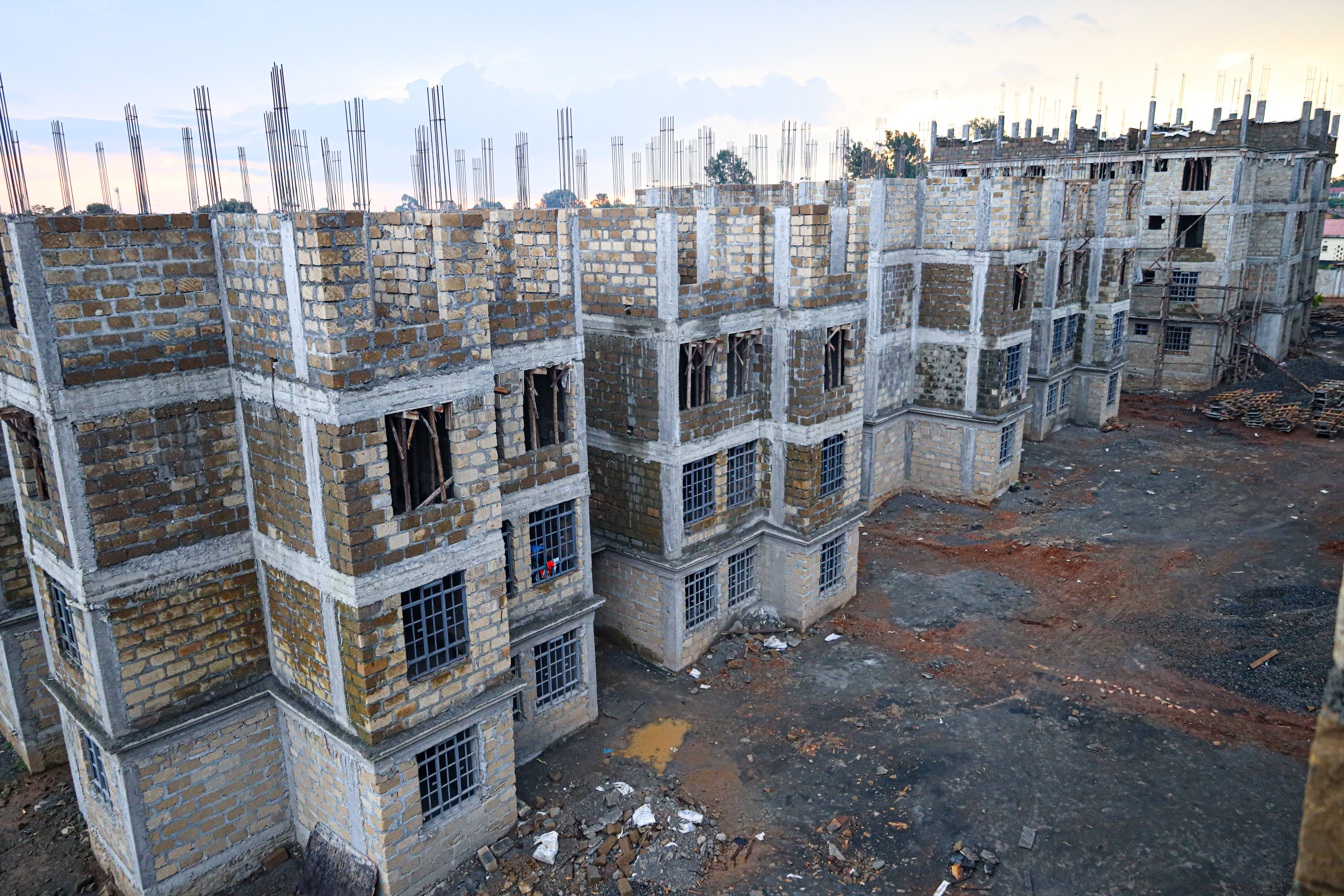 A site of the affordable housing programme 