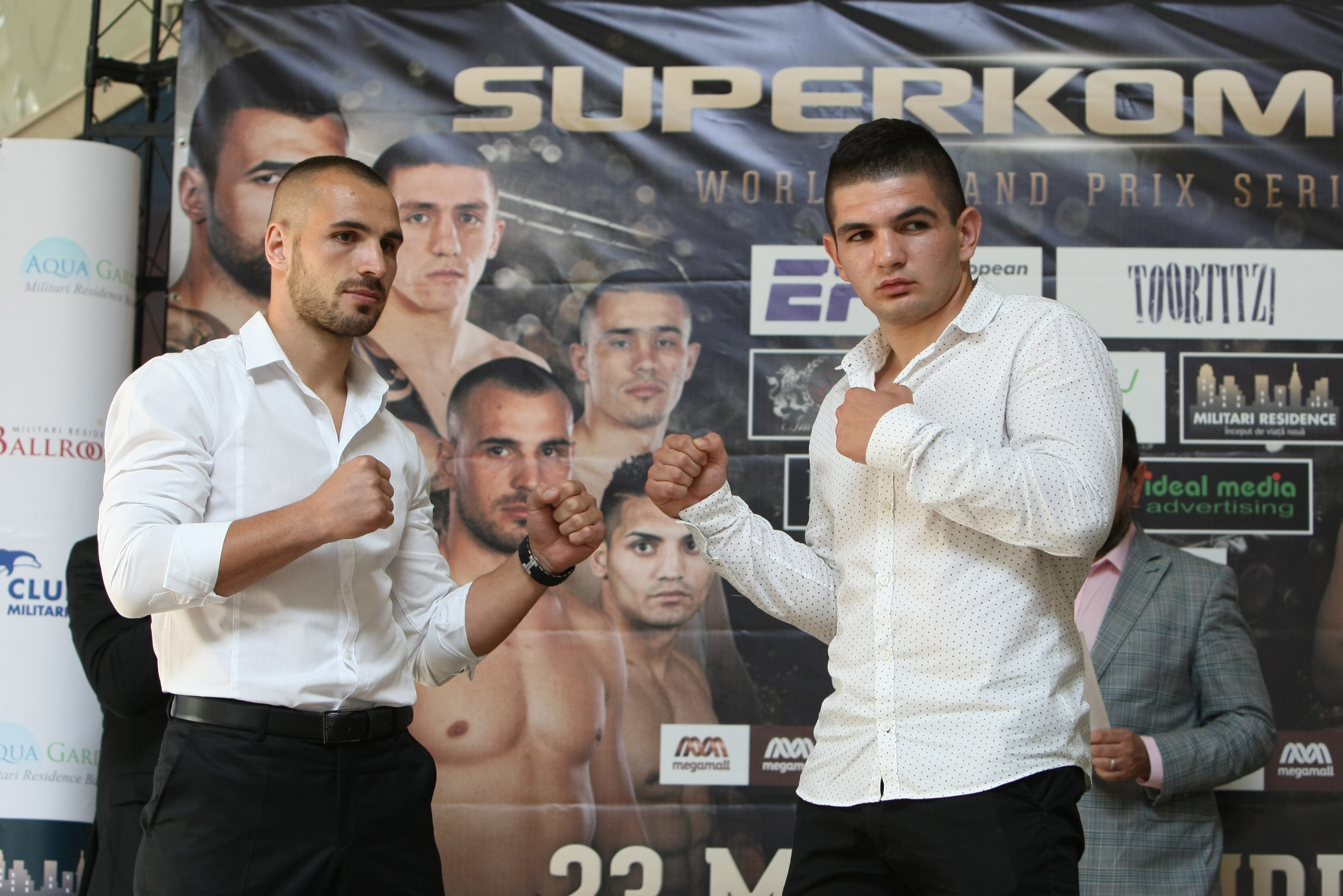 Luptătorii de la Superkombat București au trecut cu bine de proba cântarului oficial / GALERIE FOTO