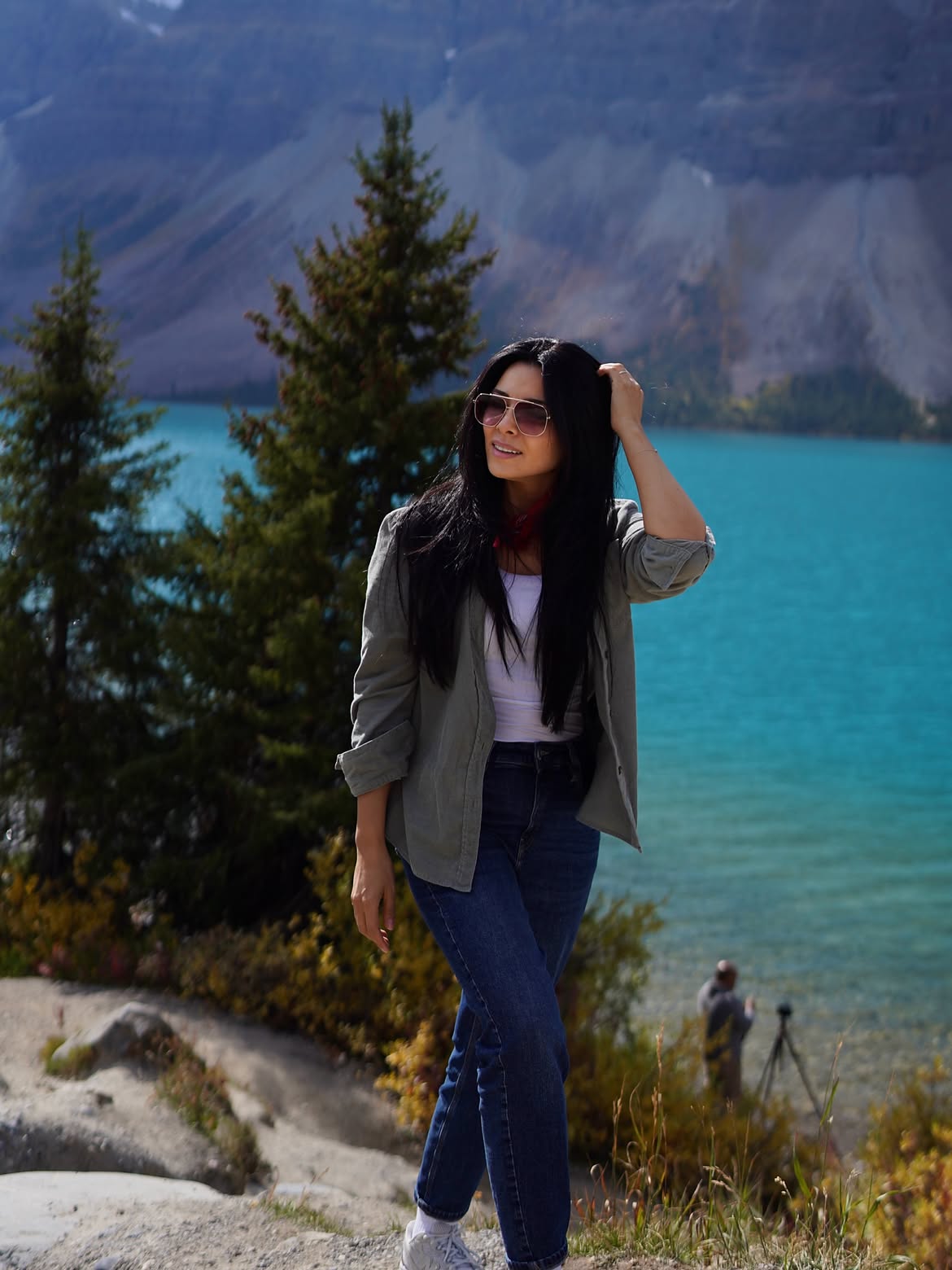 
Corina Caragea, la peste 2.000 de metri altitudine în Canada, fără apă, echipament și spray de urs 