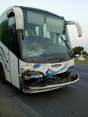 Copil proiectat prin luneta unei mașini, în urma unui accident în Giurgiu