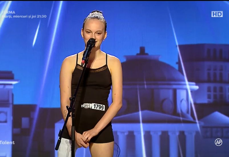Povestea impresionantă a Emmei Neagu, de la Românii au talent. A fost diagnosticată cu cancer, iar medicii i-au amputat un picior. Acum face gimnastică și dans!