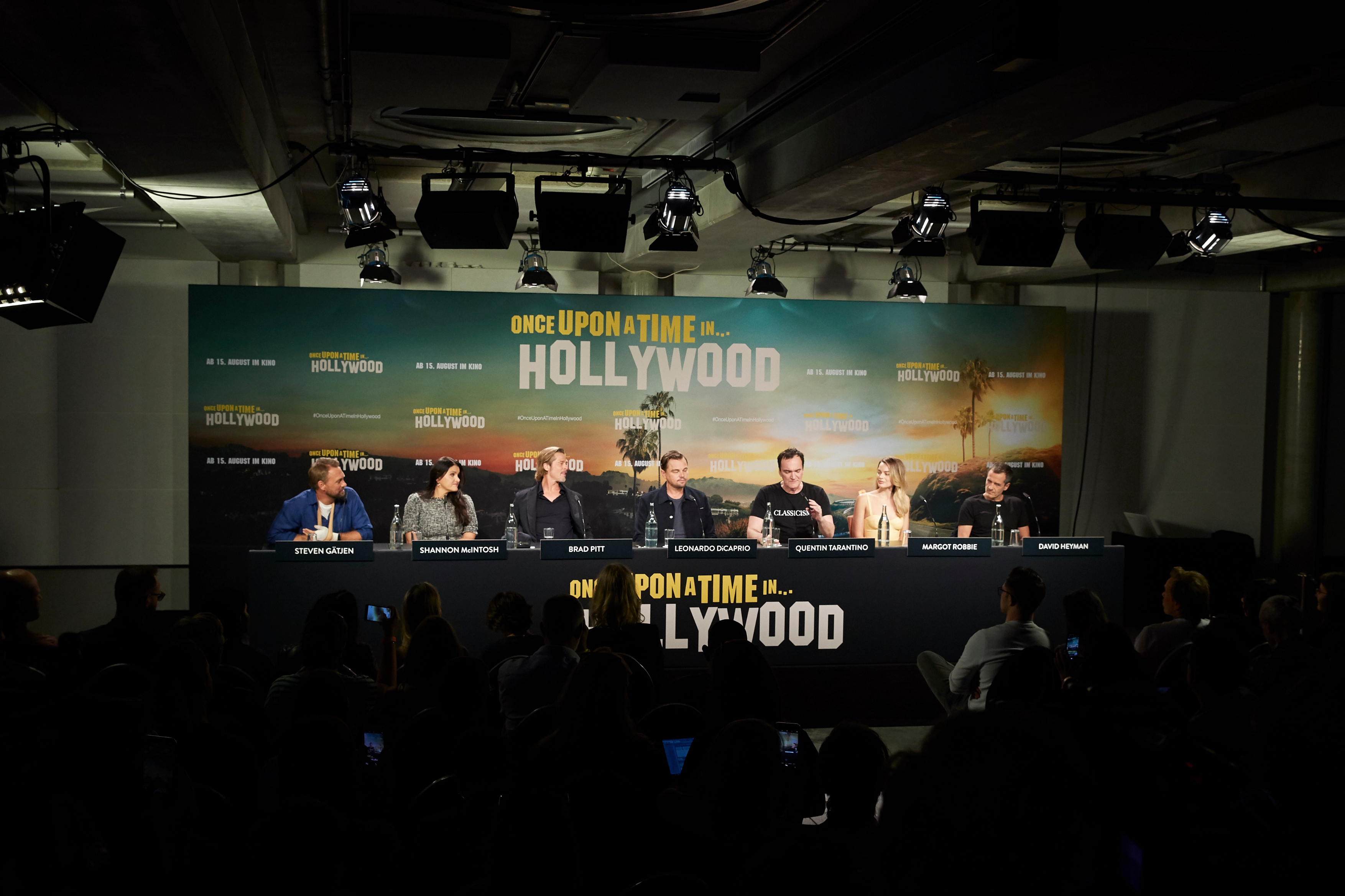 Die "Once Upon a Time in Hollywood"-Pressekonferenz im Berliner Soho House