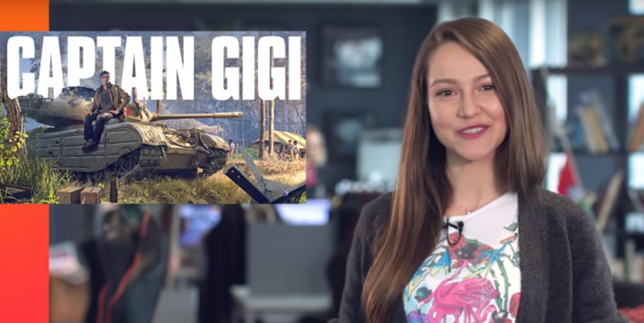 EXCLUSIV / Oana, fiica Elenei Lasconi, e vedetă în lumea gamerilor. Prezintă o emisiune la World of Tanks în Paris (VIDEO)