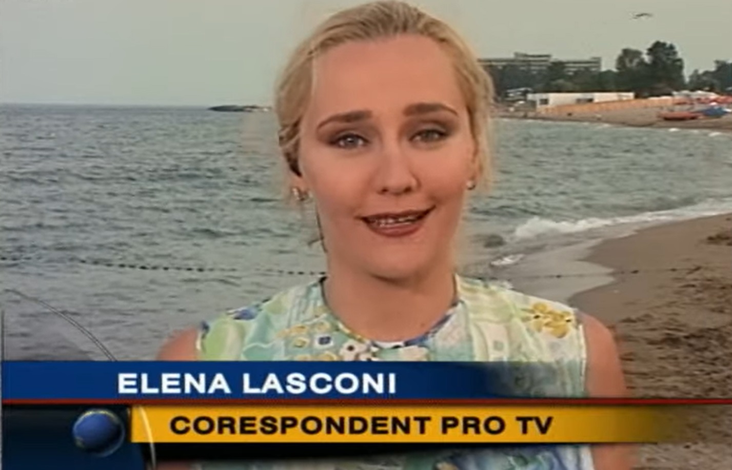 Imagini de arhivă cu Elena Lasconi. Cum arăta înaintea anilor 2000, când era corespondent PRO TV