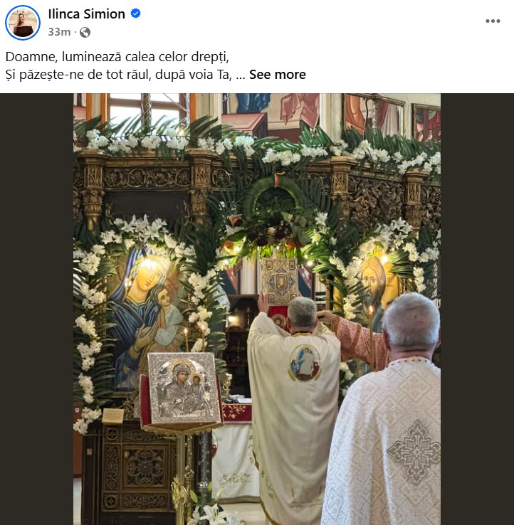 Motivul pentru care George Simion a venit fără soția sa la secția de votare. Unde se afla Ilinca atunci când George defila cu Călin Georgescu