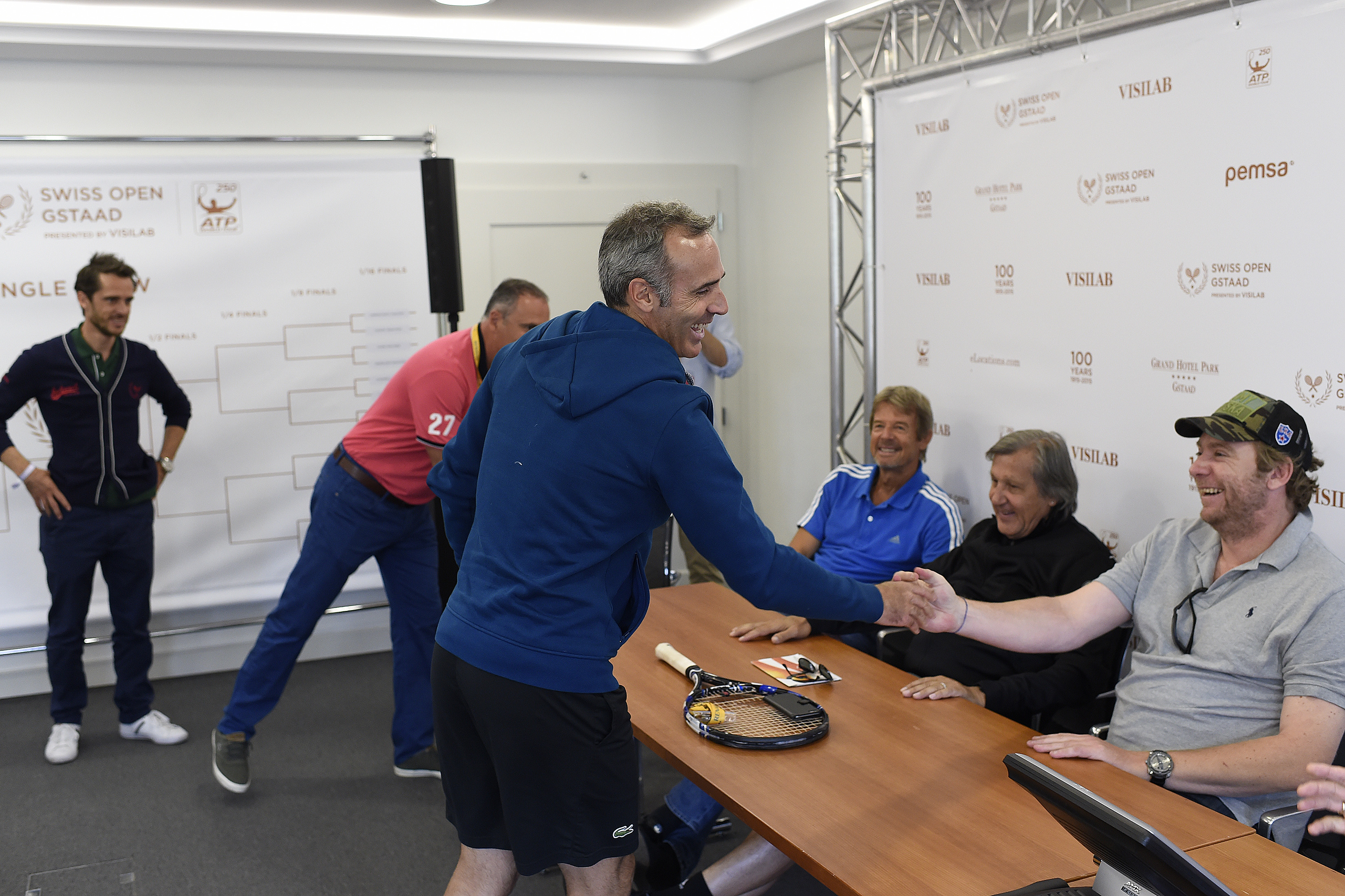 Ilie Năstase, invitat special la Openul Elveției / GALERIE FOTO