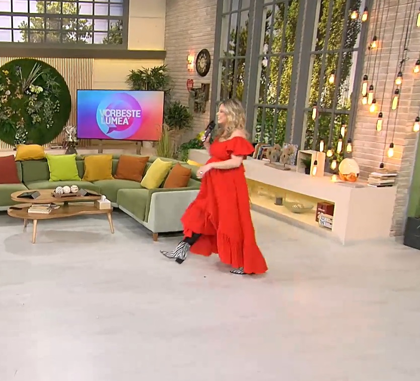Roxana Hulpe a apărut la TV, însărcinată în 9 luni: „Nu mi-am făcut bagajul pentru maternitate”. A anunțat când revine la știri